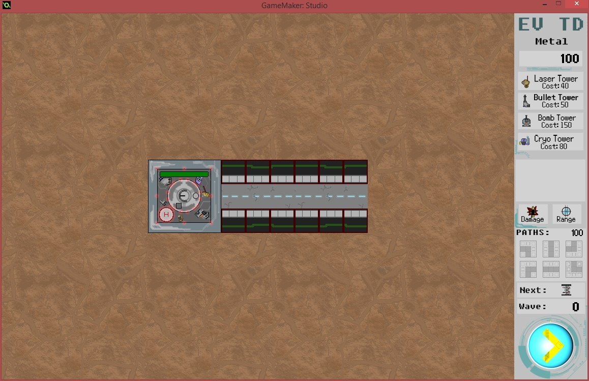 Evolving Tower Defense - Game Start